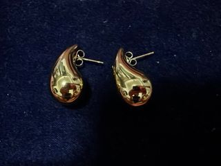 (NR) Gold Drop Earrings Big