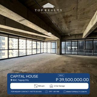 Office Space for Sale in Capital House, BGC, Taguig City