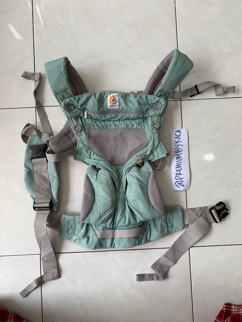 ORIGINAL ERGOBABY 4 Position 360 COOL AIR ICY MINT Baby Carrier Gendongan Bayi NEWBORN 3.2kg with infant insert Ergobaby 360 Bayi Anak Kereta Kursi Goyang Gendongan Bayi di Carousell