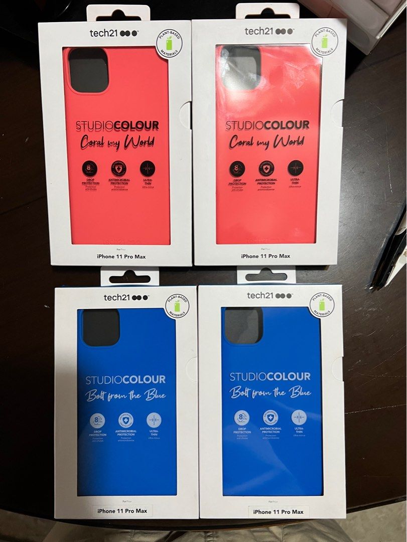 Original Tech21 StudioColour for iPhone 11 Pro Max (Category: Cases & Sleeves) located in Manila. Submitted by razelysonn (Listing ID 1303636341, Image 1). Description: 600 each, all original .