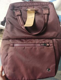 Pacsafe Citysafe CX Anti Theft Backpack - Merlot Brand New