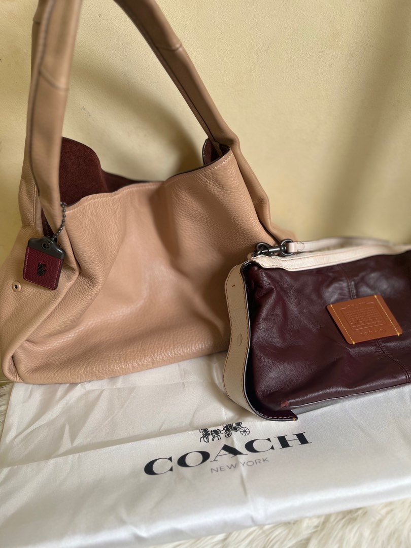 Preloved Coach Bandit Hobo Glovetanned Pebble Beechwood (butik