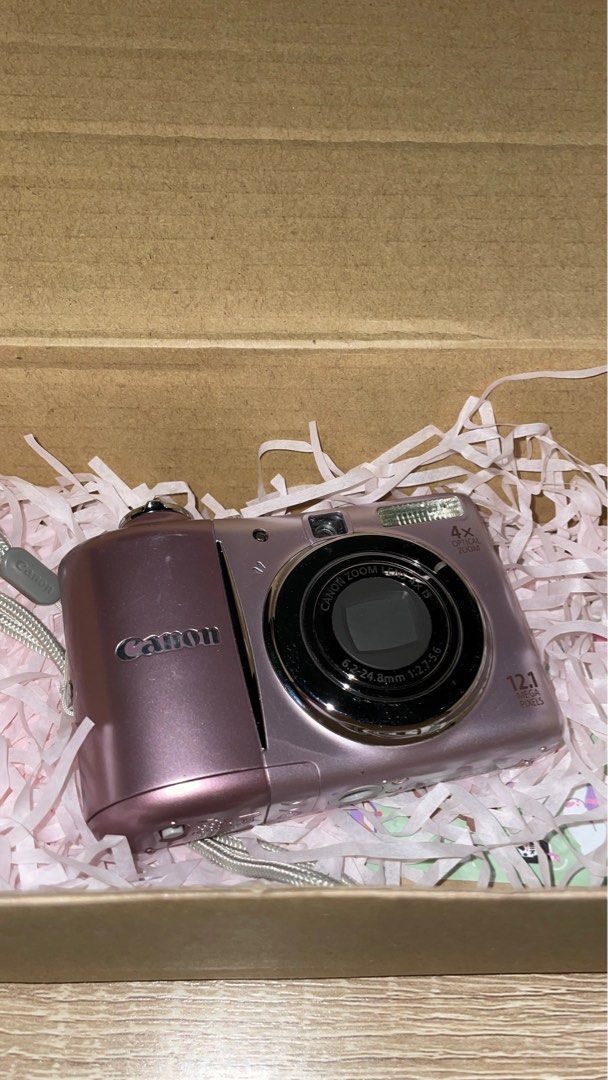 pink canon powershot a1100is, Photography, Cameras on Carousell