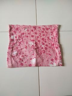 Pink floral tube top