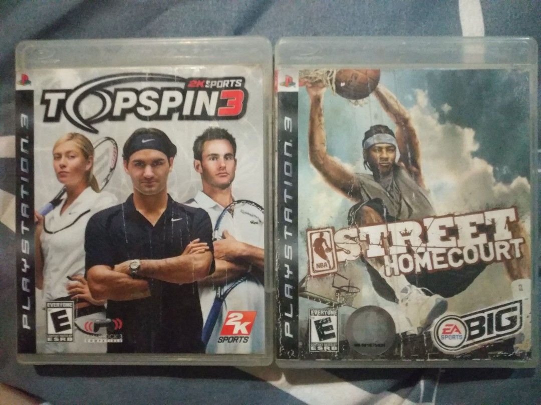 PS3 games (Category: PlayStation) located in Manila. Submitted by code6 (Listing ID 1303727928, Image 1). Description: topspin 3 NBA street homecourt 500 each.