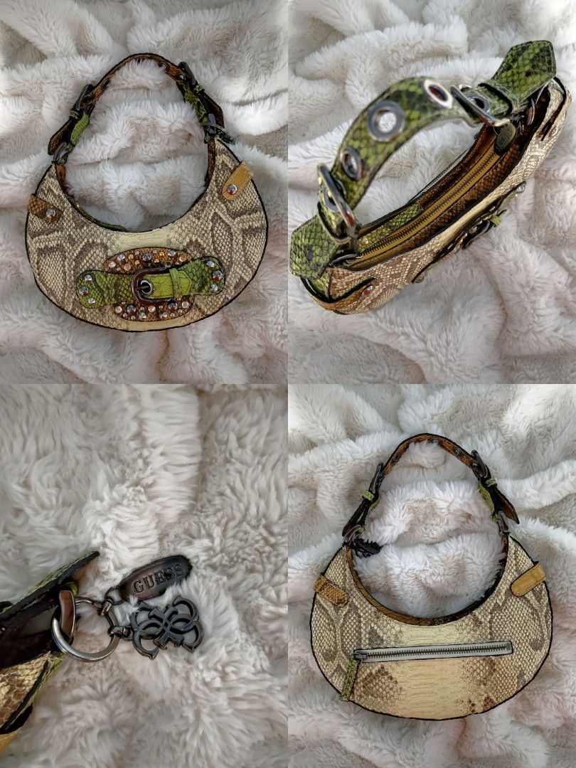 Guess snakeskin purse discount