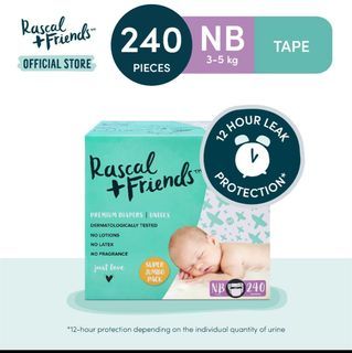 Rascal and Friends Newborn Diapers