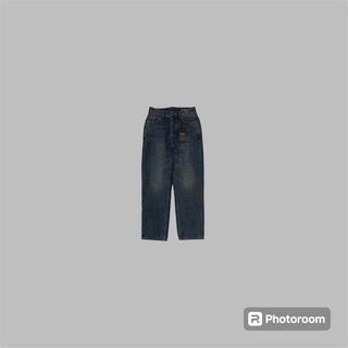 SAINT LAURENT BUTTON FLY HIGH-WASITED STRAIGHT JEANS