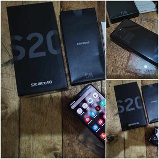 Samsung Galaxy S20 Ultra 5G Black 128GB 12GB Dualsim NTC Complete set box accessories and case

5G
128GB Rom
12GB Ram
Dualsim
NTC
Used
Good as new
No issue
Gagamitin nalang