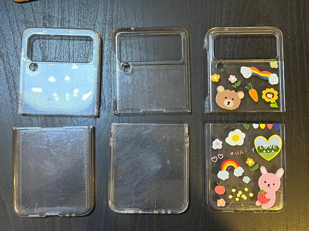 Samsung Z Flip 3 Case (Category: Cases & Sleeves) located in Pasig City. Submitted by jst.kth (Listing ID 1303716680, Image 2). Description: Selling each for 200. Take all for 850 Rfs: changed my phone.