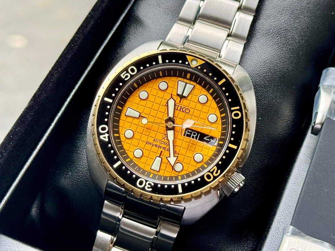 Seiko Prospex Philippine Sunrise King Turtle (Category: Men's Watches) located in Las Pinas. Submitted by bbmono (Listing ID 1303684954, Image 1). Description: Seiko Prospex Limited Edition Philippine Sunrise Turtle SRPH38K1 200m 2021 model Limited edition In great condition Las Piñas area Pm me .