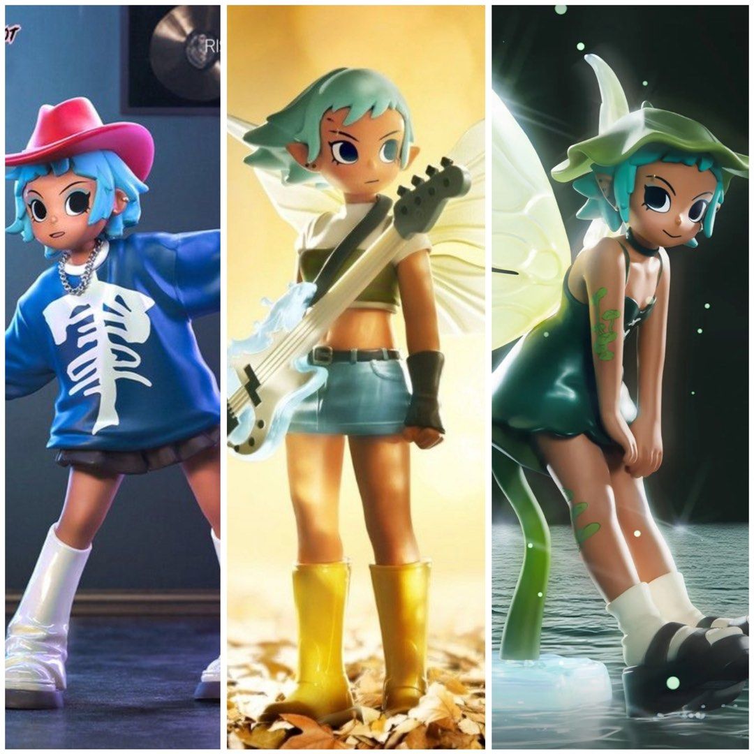 Sell [new] peach riot Frankie diva / lily pad / rainstorm popmart ...