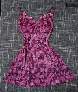 Sexy lingerie, floral top, sleepwear