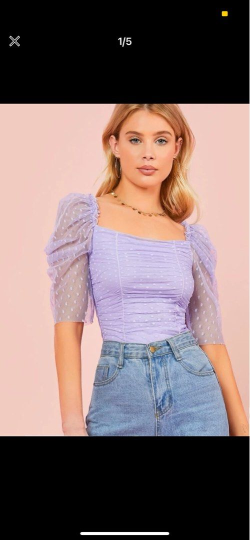 Shein (Category: Blouses) located in Johor Bahru. Submitted by sitisofiah94 (Listing ID 1303747821, Image 3). Description: 3baju ni rm50.