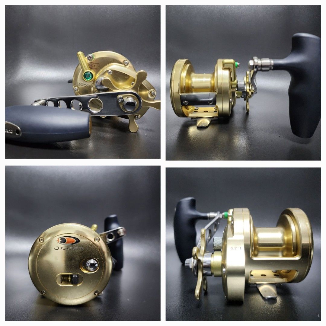 Shimano Ocea Jiggers 2000NRHG, 2000HG, Sports Equipment, Fishing