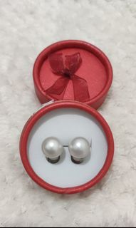 siopao south sea pearl stud earrings
