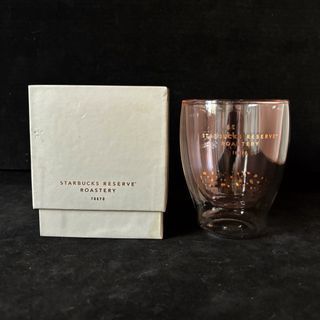 Starbucks Reserve Tokyo 2019 Collection Double Wall in Pink & Clear Glass