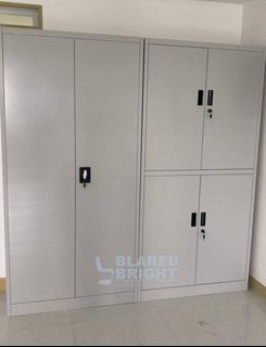 Steel Cabinet - Light Gray (DM For Quotation) Office Furniture. Office Partition [BS0072]