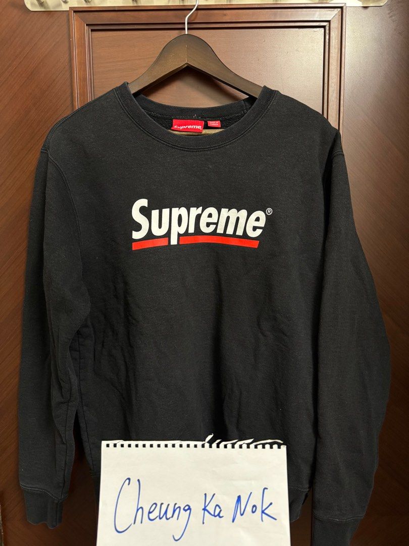 Supreme Underline Crewneck Mサイズ｜メンズ