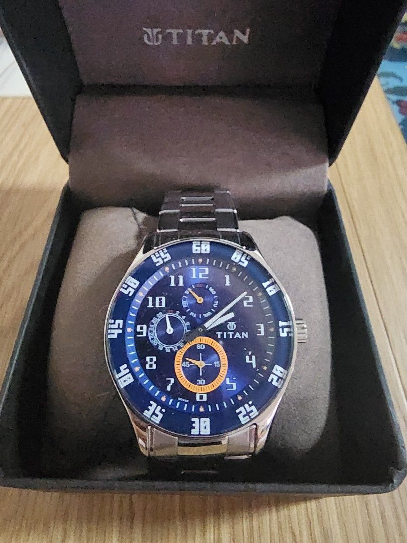Octane blue chronograph watch new arrivals