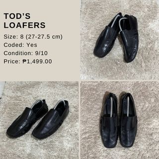 Tod’s Black Loafers