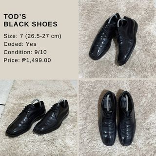 Tod’s Lace up Black Shoes