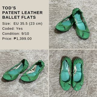 Tod’s Patent Leather Ballet Flats
