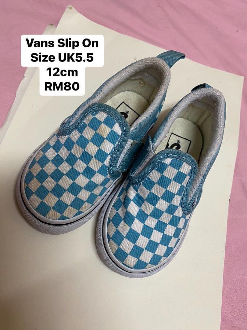 Vans Kids Blue Babies Kids Babies Kids Fashion on Carousell