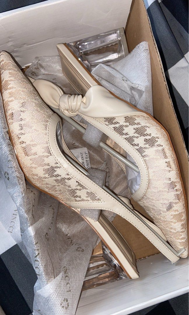 [RENT] vincci glass heels kawin tunang convocation, Women's Fashion ...