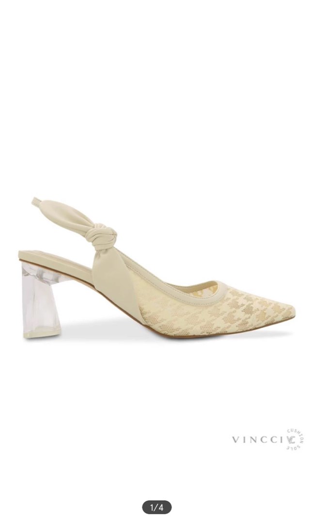 [RENT] vincci glass heels kawin tunang convocation, Women's Fashion ...