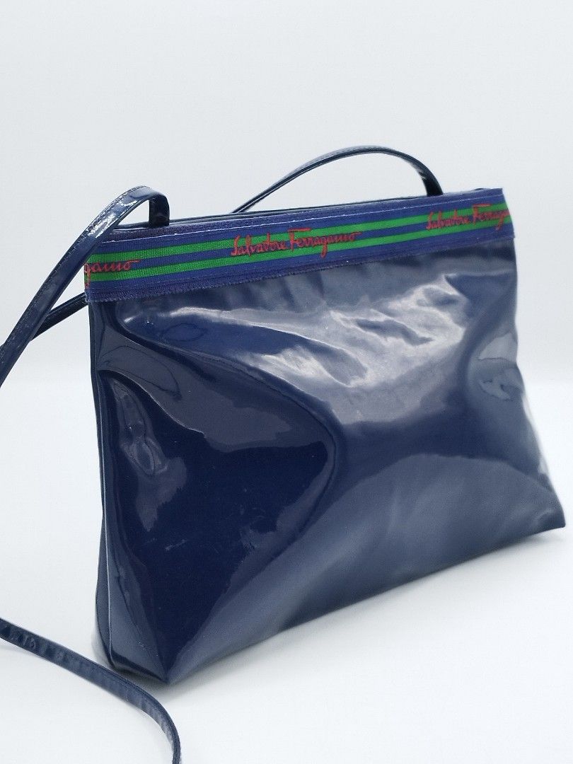 Vintage ferragamo clutch cheap
