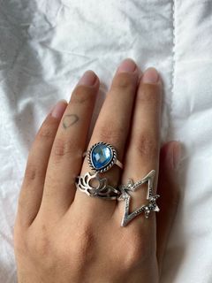 Vintage Silver Plated Ring Size 7.
