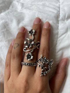 Vintage Silver Plated Rings