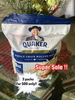 Whole Grain Rolled Oats ( Quaker Brand)