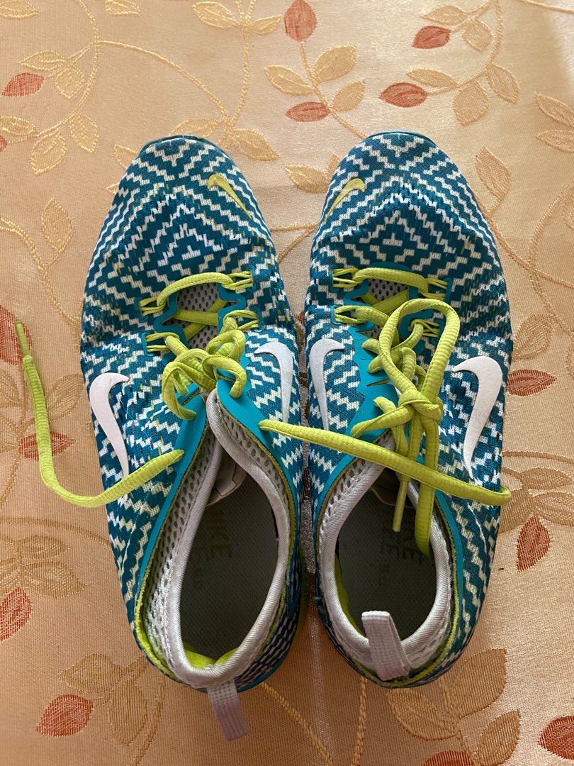 Women s Nike Free 5.0 TR Fit 4 Running Shoes 629832 302 Green Yellow Size 8.5 Women s Fashion Footwear Sneakers on Carousell
