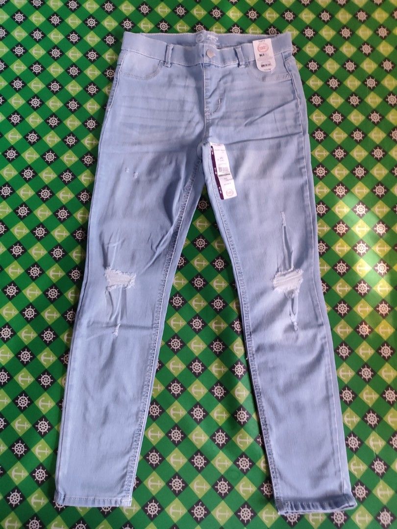Wonder Nation Girls Fashion Jeggings Lighwash Women s Fashion Bottoms Jeans on Carousell
