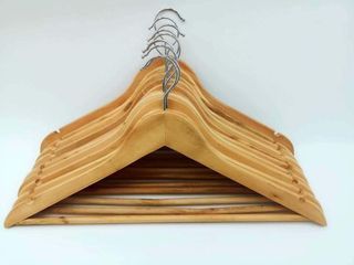 Wood hanger and clip