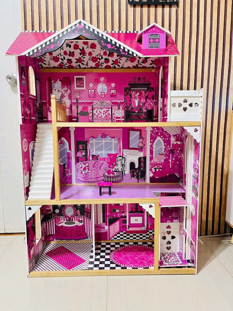 4ft barbie house best sale