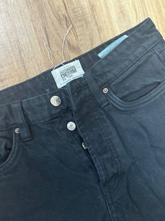 Zara Button Up Black Jeans