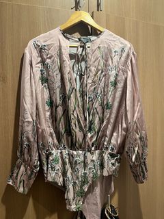 Zara floral bodysuit