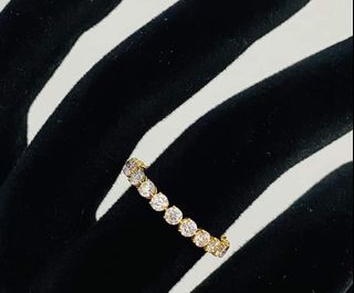 18k gold /Moissanite diamond ring