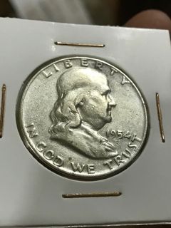 1954 Franklin Half Dollar 90% Silver