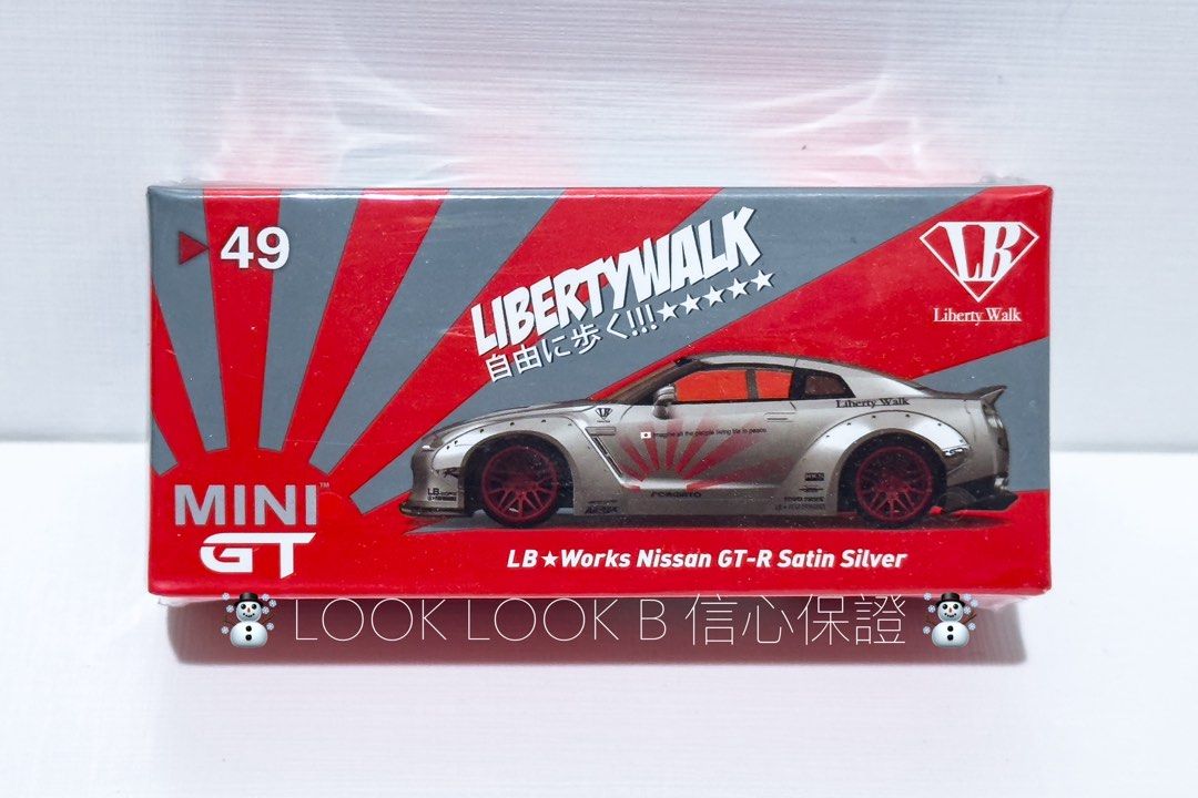 全新未拆Mini GT MiniGT # 49 Liberty Walk LB *Works Nissan GT-R GTR