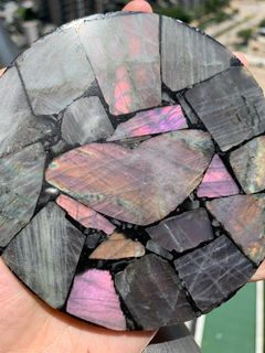 紫拉長圓形碟 (Purple Labradorite Plate)64184692225027110