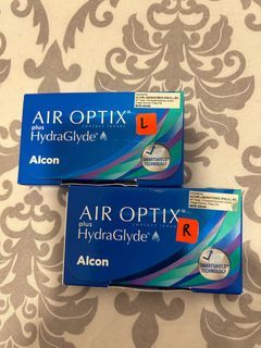 Air Optix HydraGlyde Monthly Clear Contact Lenses for Nearsighted