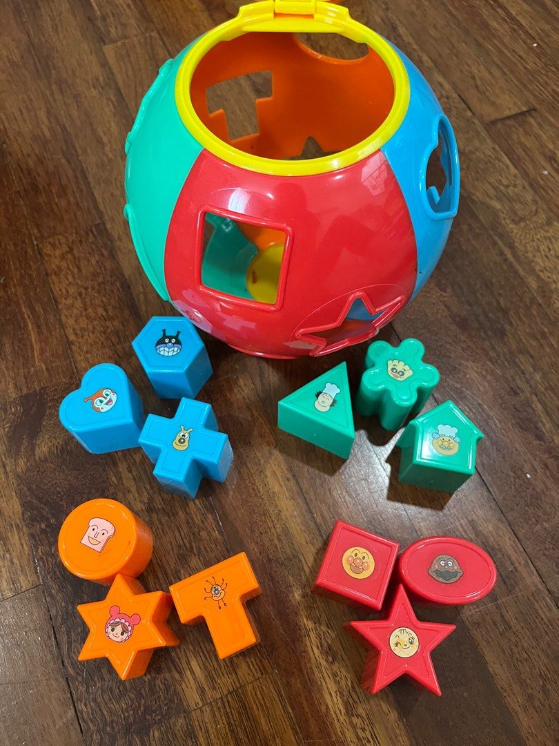 Anpanman Shape Sorter Game, Hobbies & Toys, Toys & Games on Carousell