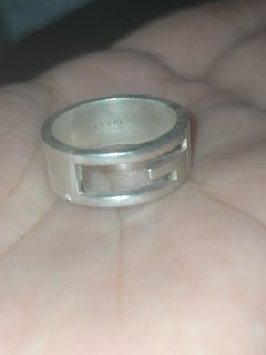 Authentic Gucci Silver Ring size 7