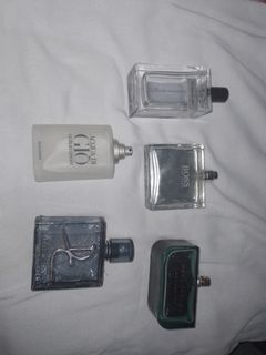 Authentic men perfume acqua de gio, decendance, DC for men, hugo boss, ysl men