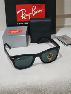 Authentic Rayban foldable rb4105 matte frame size 50 G15 lens