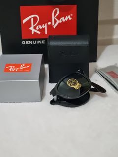 Authentic Rayban foldable rb4105 glossy size 50 G15 lens